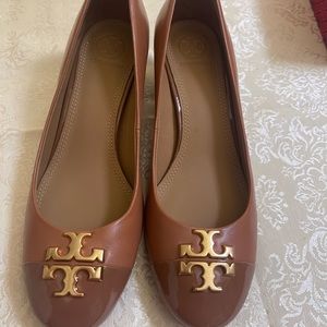 TORY BURCH SHOES EVERLY 50MM PUMP/NAPPA LEATHER/PATENT LEATHER